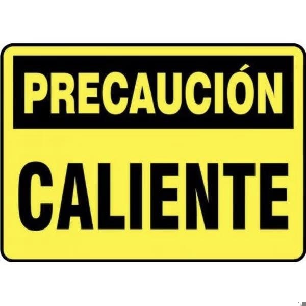 Accuform OSHA CAUTION Safety Sign HOT 7 in x SHMCPG611XT - main